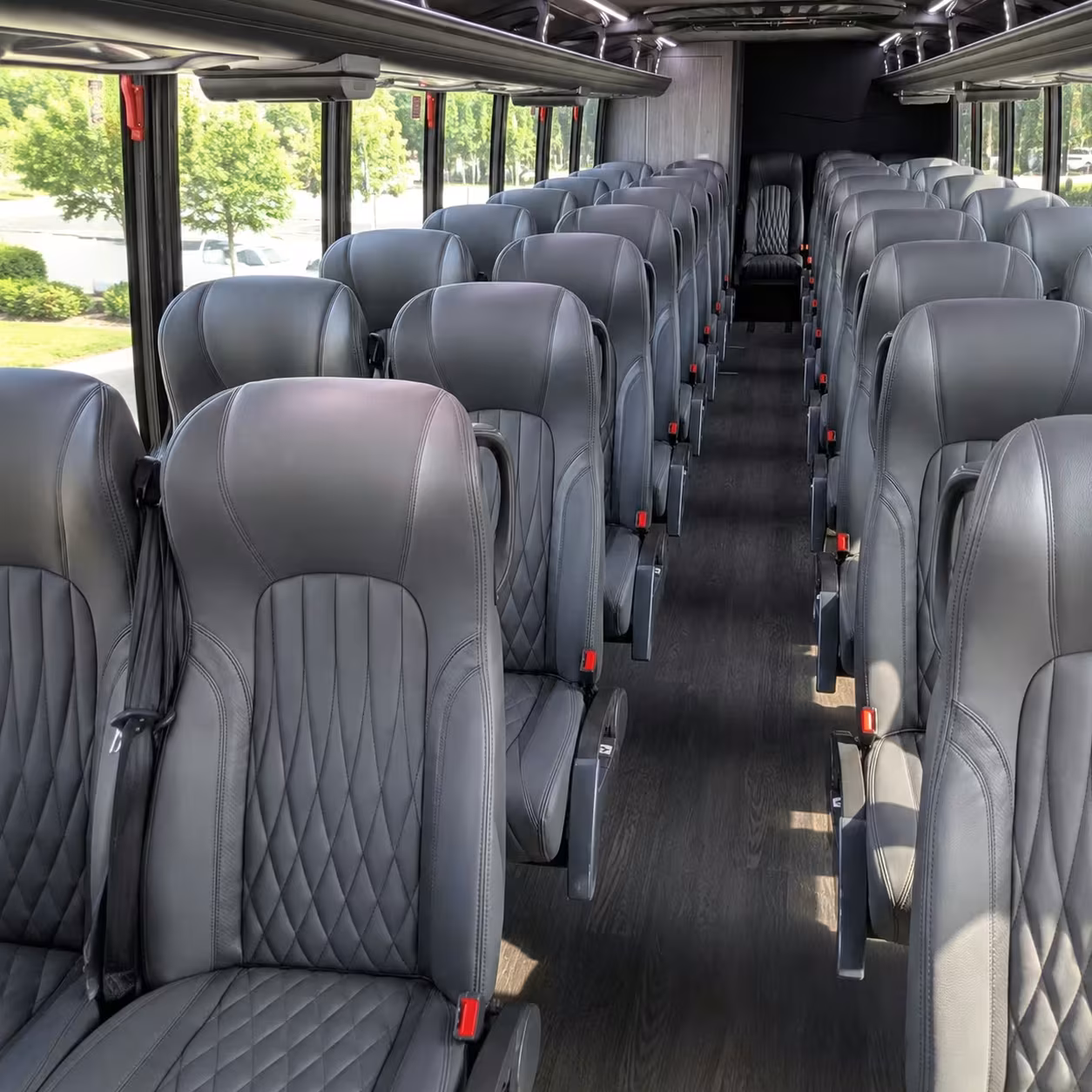 25 passenger minibus interior