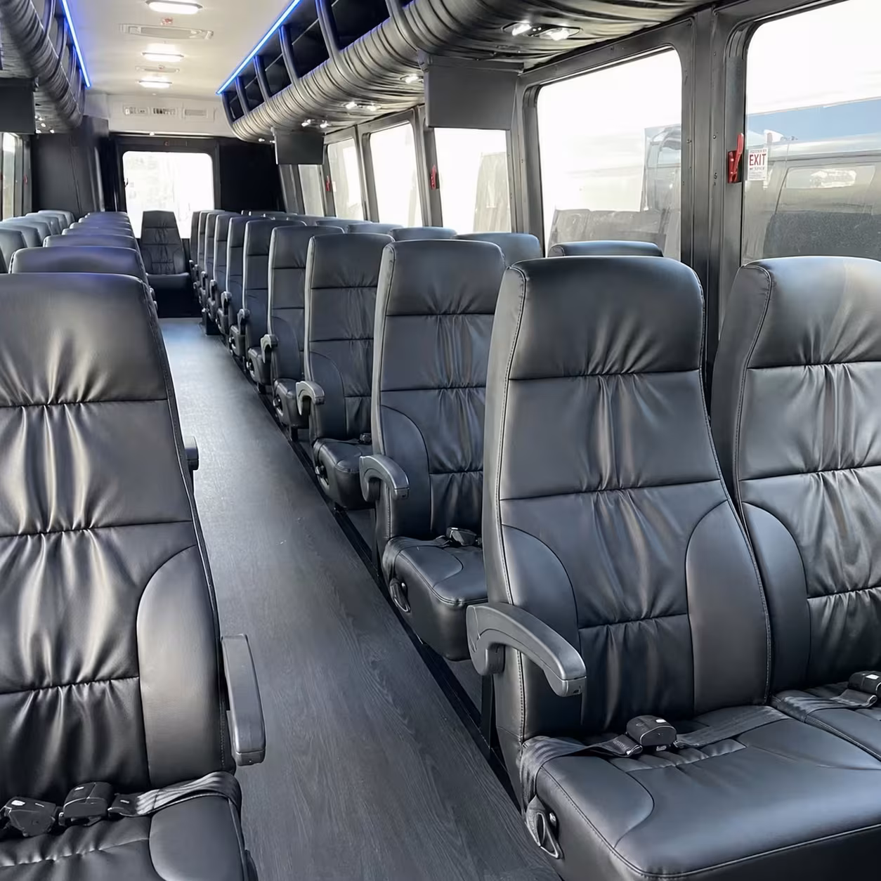 35 passenger minibus inside