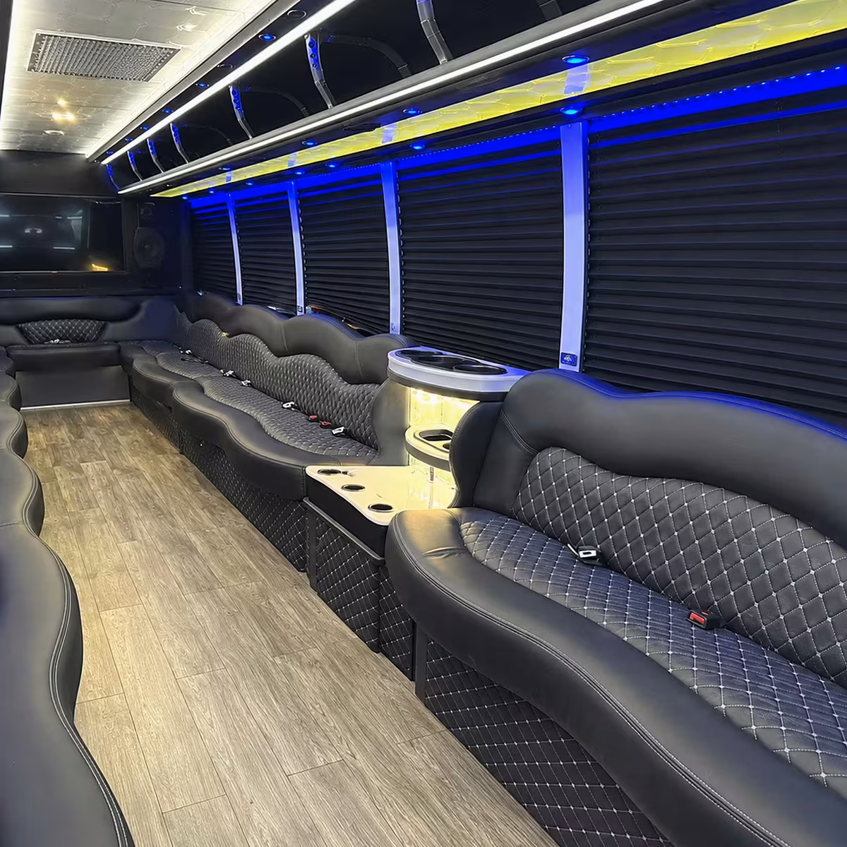 party bus interior