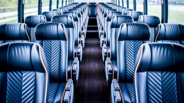 carlsbad 54 passenger charter bus inside