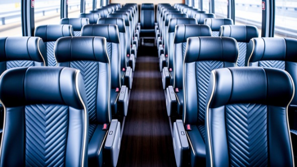 carlsbad 56 passenger charter bus inside