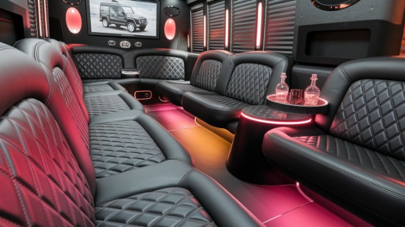 party bus rental interior carlsbad