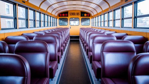 school bus rental interior carlsbad