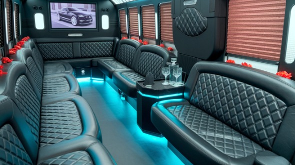 sprinter limo rental interior carlsbad